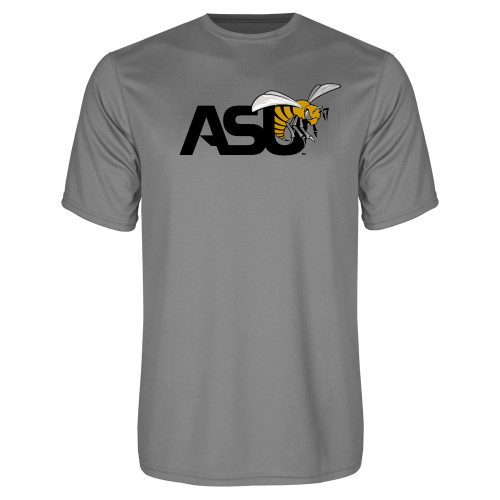  Grey Concrete Performance Tee - Official Logo
