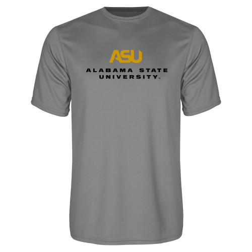  Grey Concrete Performance Tee - ASU Alabama State University