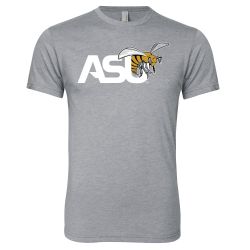  Next Level Heather Grey Triblend Tee - Official Logo