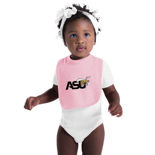  Light Pink Baby Bib - Official Logo