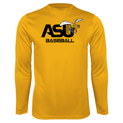  Gold Performance Long Sleeve Shirt - Baseball