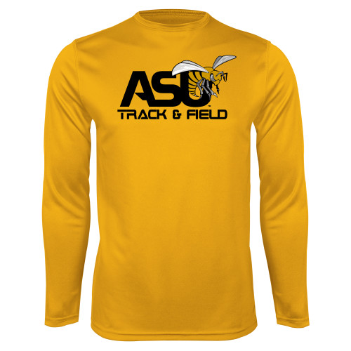  Gold Performance Long Sleeve Shirt - Track and Field