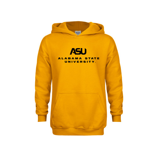  Youth Gold Fleece Hoodie - ASU Alabama State University