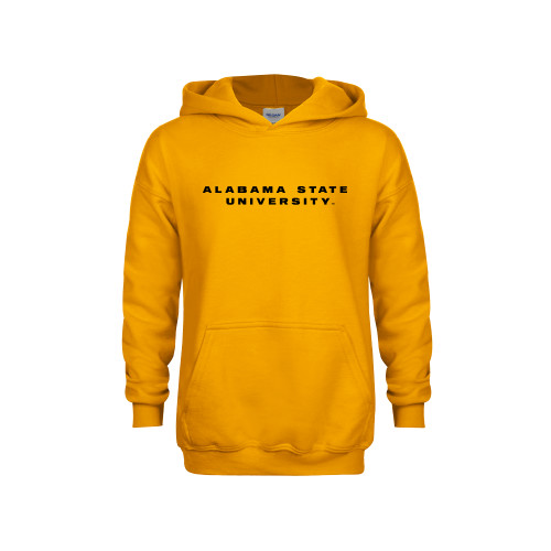  Youth Gold Fleece Hoodie - Alabama State University