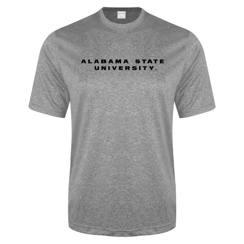  Grey Heather Performance Contender Tee - Alabama State University
