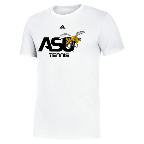  Adidas White Fresh Tee - Adidas ASU Tennis