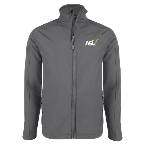  Charcoal Softshell Jacket - Official Logo