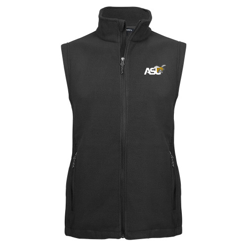  Charcoal Fleece Full Zip Vest - Official Logo