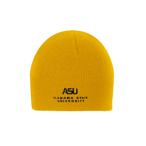  Gold Knit Beanie - ASU Alabama State University