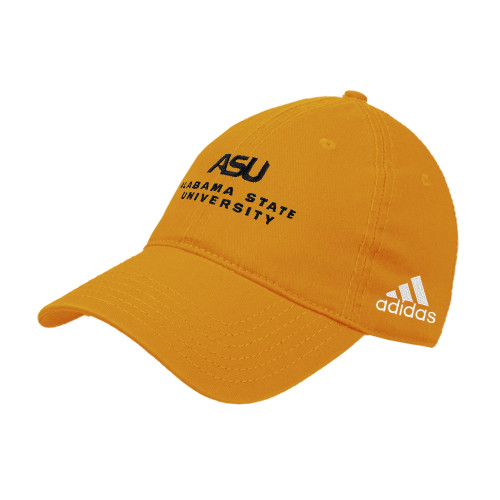  Adidas Gold Adjustable Washed Slouch - ASU Alabama State University