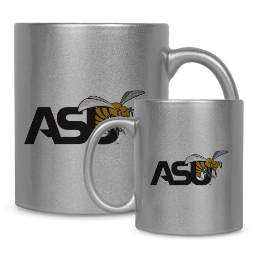  Full Color Silver Metallic Mug 11oz - Official Logo