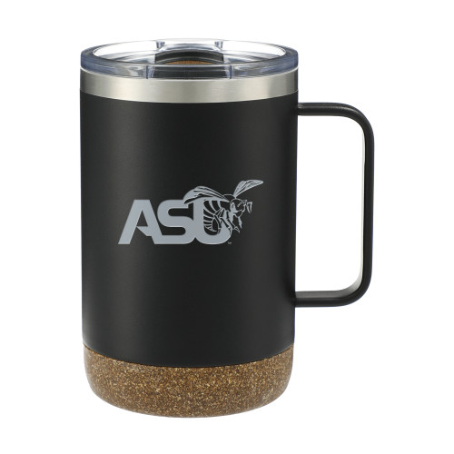  Valhalla Vacuum Insulated Camp Black Mug 14oz - Official Logo Engraved