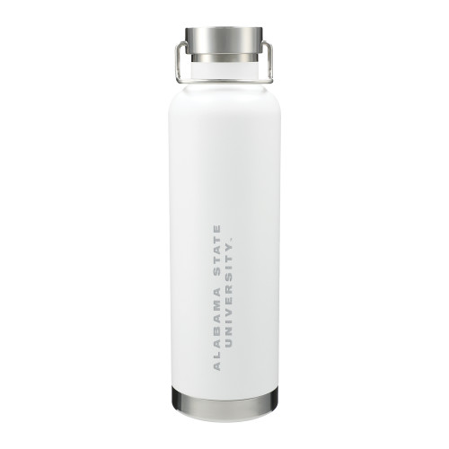  Thor Copper Vacuum Insulated White Bottle 32oz - Alabama State University Engraved