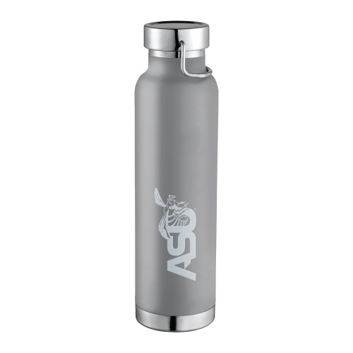  Thor Copper Vacuum Insulated Grey Bottle 22oz - Official Logo Engraved
