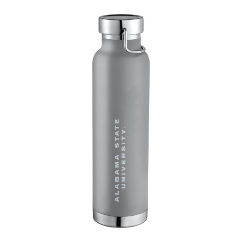  Thor Copper Vacuum Insulated Grey Bottle 22oz - Alabama State University Engraved