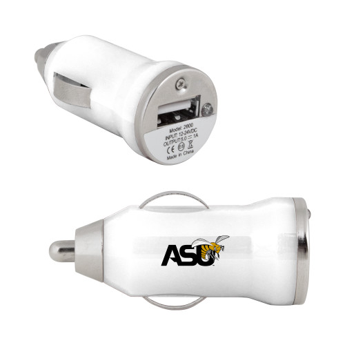  On the Go White Car Charger - Alabama State University