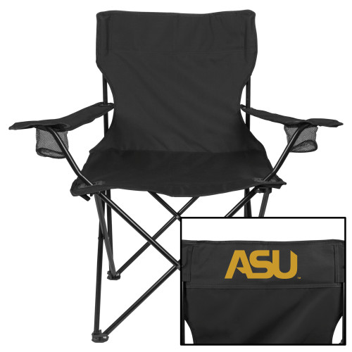  Deluxe Black Captains Chair - ASU
