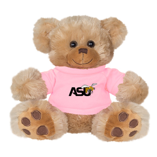  Plush Big Paw 8 1/2 inch Brown Bear w/Pink Shirt - Official Logo