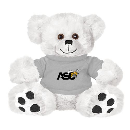  Plush Big Paw 8 1/2 inch White Bear w/Grey Shirt - Official Logo