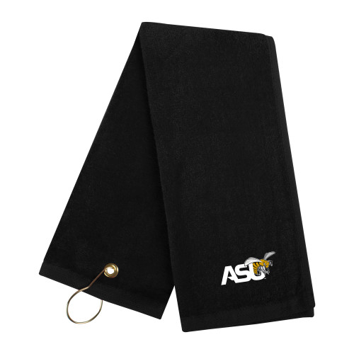  Black Golf Towel - Official Logo