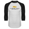 Thumbnail image for  White/Black Raglan Baseball T Shirt