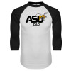 Thumbnail image for  White/Black Raglan Baseball T Shirt