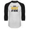 Thumbnail image for  White/Black Raglan Baseball T Shirt