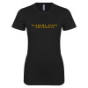 Thumbnail image for  Next Level Womens Black Boyfriend Tee