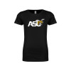 Thumbnail image for  Next Level Girls Black Fashion Fit T Shirt