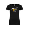 Thumbnail image for  Next Level Girls Black Fashion Fit T Shirt