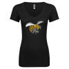 Thumbnail image for  Next Level Womens Black Ideal V Tee