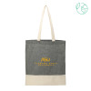 Thumbnail image for  Split Recycled Black Cotton Twill Convention Tote