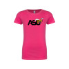 Thumbnail image for  Next Level Girls Fuchsia Fashion Fit T Shirt