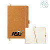 Thumbnail image for  5.5 x 8.5 Natural FSC Mix Recycled Leather Bound Journal
