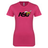 Thumbnail image for  Next Level Womens Fuchsia Boyfriend Tee