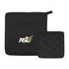 Thumbnail image for  Quilted Canvas Black Pot Holder