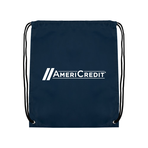 Navy Drawstring Backpack-AmeriCredit
