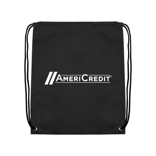 Black Drawstring Backpack-AmeriCredit