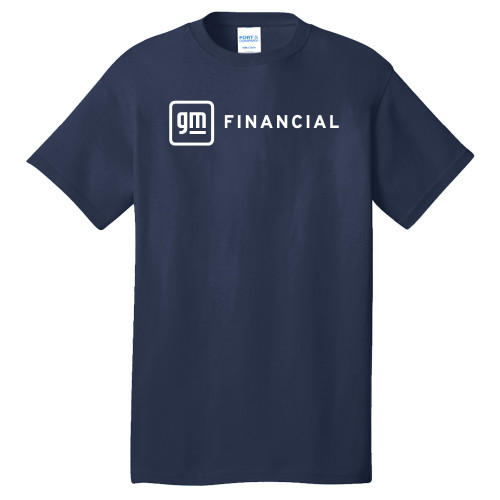 Extended Navy T Shirt-GM Financial Horizontal