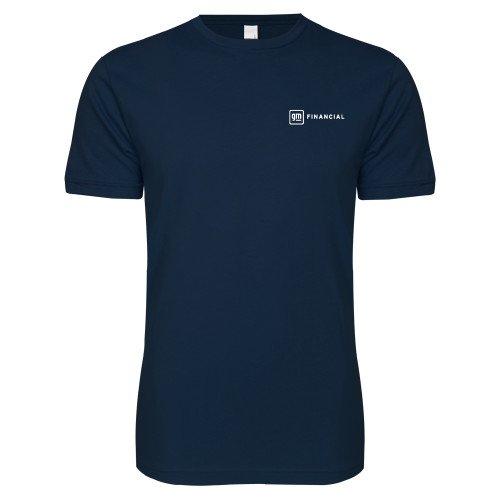 Next Level Navy SoftStyle T Shirt-GM Financial Horizontal