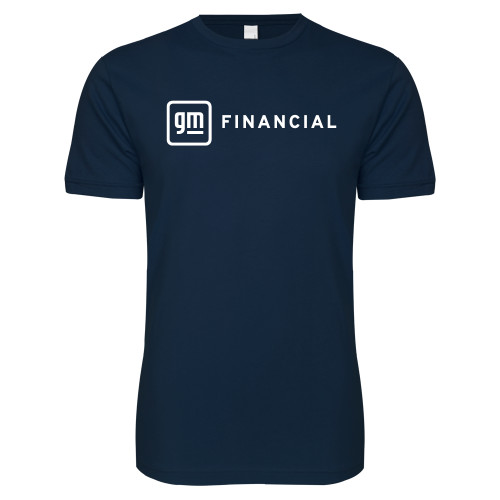 Next Level Navy SoftStyle T Shirt-GM Financial Horizontal