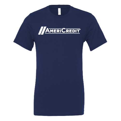 Bella + Canvas Navy Jersey Cotton T Shirt-AmeriCredit