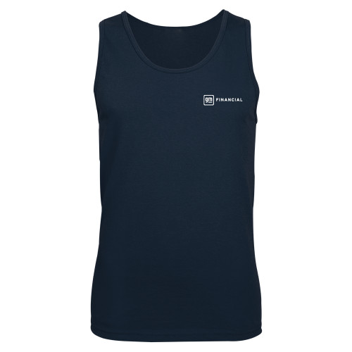 Navy Tank Top-GM Financial Horizontal