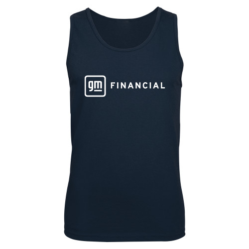 Navy Tank Top-GM Financial Horizontal
