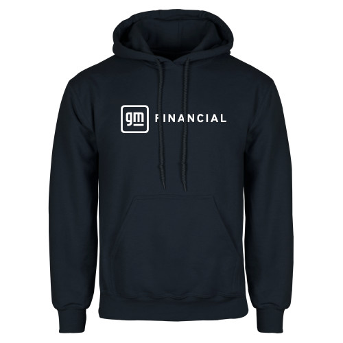 Navy Fleece Hoodie-GM Financial Horizontal