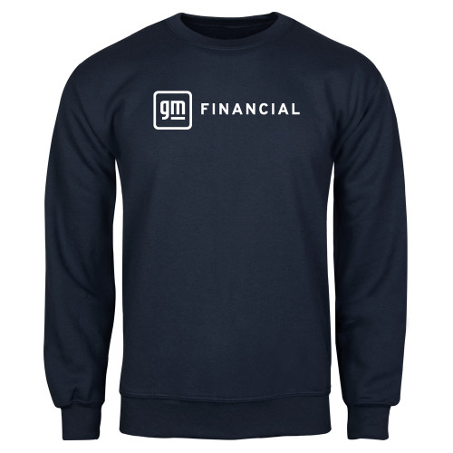 Navy Fleece Crew-GM Financial Horizontal