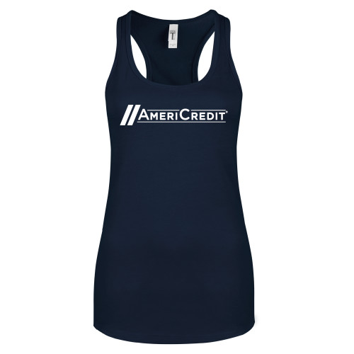 Next Level Womens Navy Racerback Tank -AmeriCredit