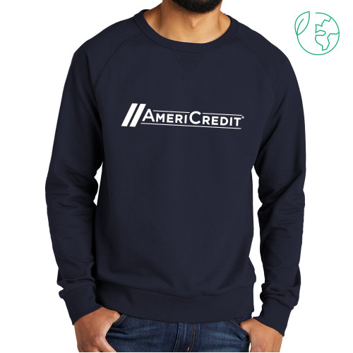 Allmade Navy Organic French Terry Crewneck Sweatshirt-AmeriCredit