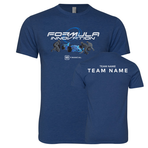 Next Level Navy Triblend Tee-Formula Innovation Design 3