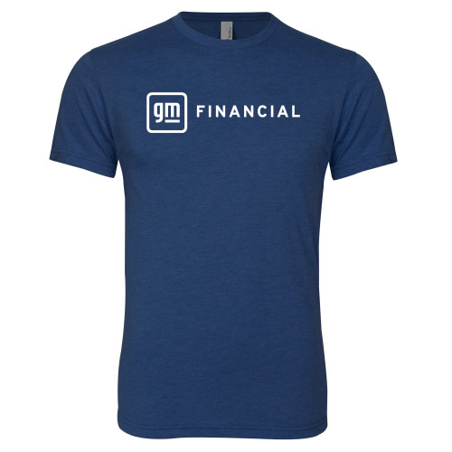 Next Level Navy Triblend Tee-GM Financial Horizontal
